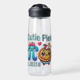 Leuke "Cutie Pies" Schattigee Pi Symbool & Pie Pun Waterfles