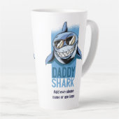 Leuke DADDY HAARK Vaderdag Verjaardag Cadeau Aange Latte Mok (Rechterhoek)