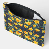 Leuke Daffodil Bloemen Patroon Aangepaste Accessoi Etui (Open)