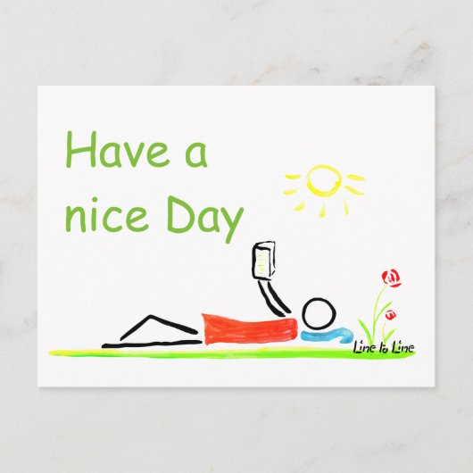 leuke dag briefkaart (Voorkant)