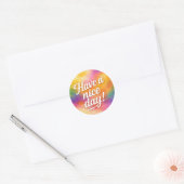 Leuke Dag Ronde Sticker (Envelop)