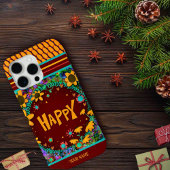 Leuke Daisy Floral Happy Inspirivity Naam Case-Mate iPhone Case