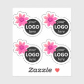 Leuke Daisy Flowers Girly Roze Logo Afbeelding Sja Sticker (Vel)