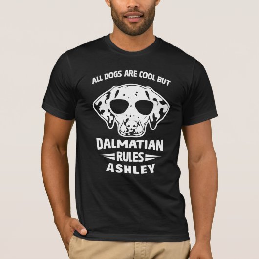 Leuke Dalmatiër Regel Hond T-shirt (Voorkant)