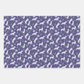 Leuke Dalmatische Honden Huisdieren Patroon Inpakpapier Vel (Voorkant 2)