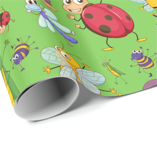 Leuke dame bugs inpakpapier (Rol Hoek)