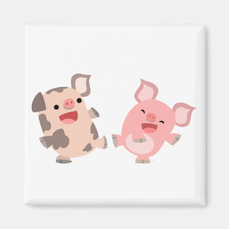 Leuke Dancing Cartoon Varkensmagneet Magneet