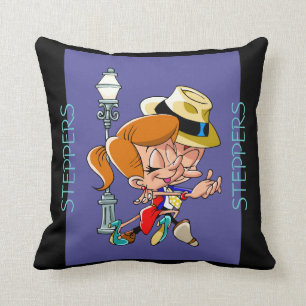 Leuke DANS-cartoonkoppel Swingdansen Kussen