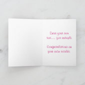 Leuke de kaartkawaii van chibi goed uitgevoerde kaart (Binnen)