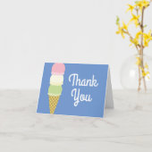 Leuke de Kegel van het roomijs dankt u de 1st Kaart (Gele Bloem)