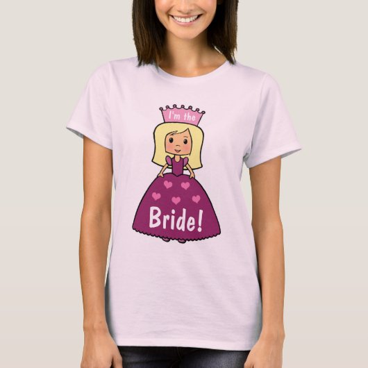 Leuke de Kunst van de Klem van de cartoon ben ik T-shirt (Voorkant)