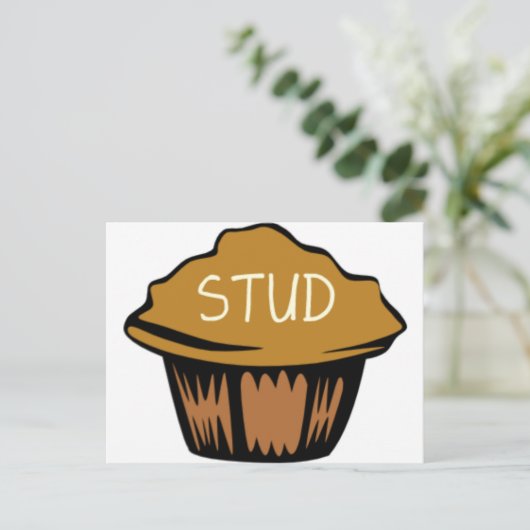 Leuke de Muffin van de nagel Briefkaart (Staand voorkant)