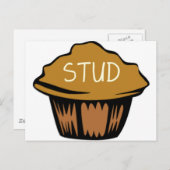 Leuke de Muffin van de nagel Briefkaart (Voorkant / Achterkant)