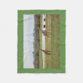 Leuke de Tweelingen van de Giraffe personaliseren Fleece Deken (Voorkant)