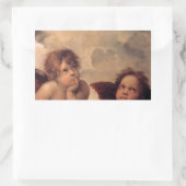Leuke de Zegen van het Geloof van Raphael van het Rechthoekige Sticker (Tas)