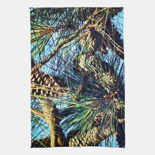 Leuke decoratieve PineCone Theedoek (Verticaal)