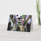 Leuke 'Decrepit gebouw' Verjaardag Kaart (Achterkant)