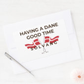 Leuke Deense mok Rechthoekige Sticker (Envelop)