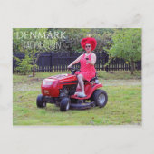 Leuke Denemarken Tractor Queen ansichtkaart! Briefkaart (Voorkant)