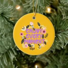 Leuke Design om je dag voor vrouwen op te fleuren Keramisch Ornament