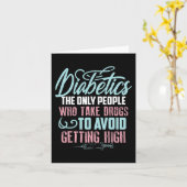Leuke Diabetes Awareness Gift Schattigee Diabetisc Kaart (Gele Bloem)