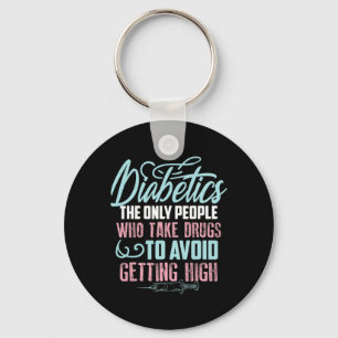 Leuke Diabetes Awareness Gift Schattigee Diabetisc Sleutelhanger