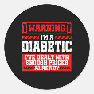 Leuke Diabetes Awareness Maand S Diabetisch Ronde Sticker