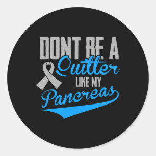 Leuke diabetes - wees niet helemaal zoals mijn alv ronde sticker