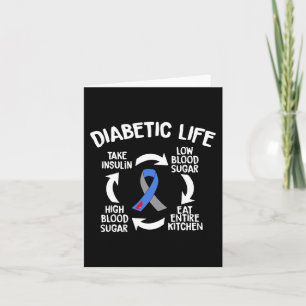 Leuke Diabetische Levenscyclus Diabetes Awareness  Kaart