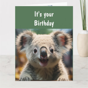 Leuke dier humor koala kwaliteit plezier  kaart