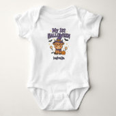 Leuke Dier Koe Baby's Eerste Halloween Romper (Voorkant)
