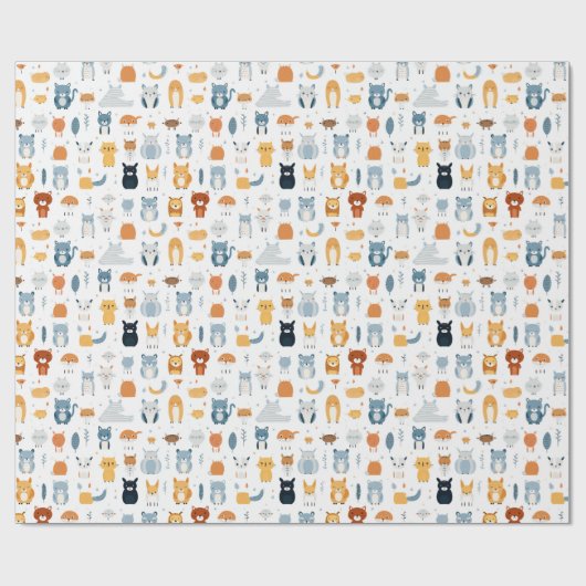 Leuke dieren 11 inpakpapier (Vlak)