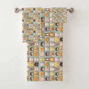 Leuke dieren 2 bad handdoek