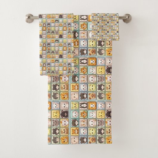 Leuke dieren 2 bad handdoek (Insitu)