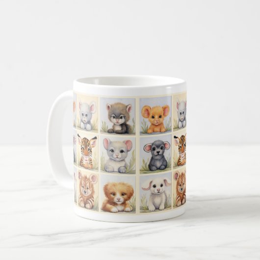 Leuke Dieren 2 Koffie Mok (Voorkant links)