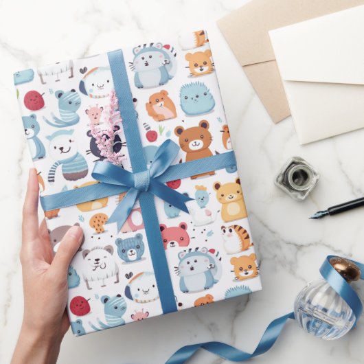 Leuke dieren 3 inpakpapier (Geschenken)