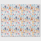 Leuke dieren 3 inpakpapier (Vlak)