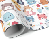 Leuke dieren 3 inpakpapier (Rol Hoek)