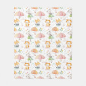 Leuke Dieren baby cadeau Fleece Deken (Voorkant)
