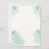 Leuke dieren Baby shower speelse uitnodiging (Achterkant)