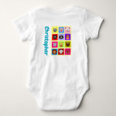 Leuke Dieren Baby T-Shirt (Achterkant)