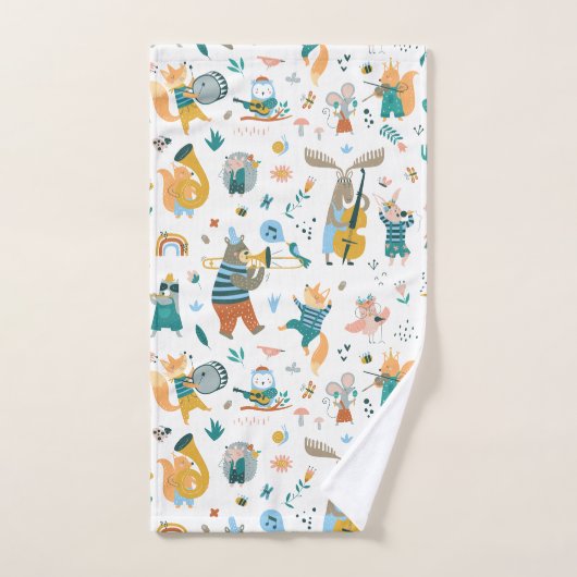 Leuke Dieren Band Bad Handdoek (Handdoek)