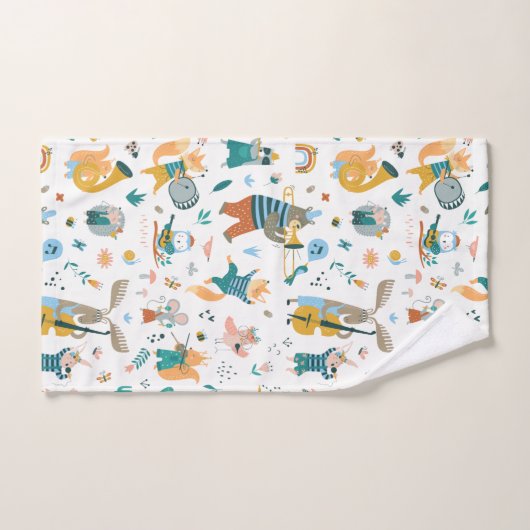 Leuke Dieren Band Bad Handdoek (Handdoek)