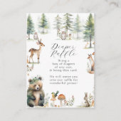 Leuke Dieren Bos Bosland Beer Luier Raffle Informatiekaartje (Voorkant)