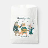 Leuke dieren buigen bedankzakje (Voorkant)