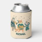 Leuke dieren buigen blikjeskoeler (Blikje Voorkant)