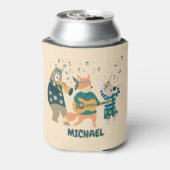 Leuke dieren buigen blikjeskoeler (Blikje Achterkant)