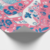 Leuke dieren cadeau ideeën Wrapping Paper Cadeaupapier (Hoek)