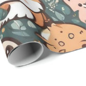 Leuke dieren cadeau ideeën Wrapping Paper Cadeaupapier (Rol Hoek)