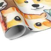 Leuke dieren cadeau ideeën Wrapping Paper Cadeaupapier (Rol Hoek)